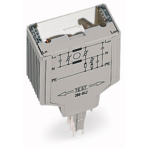 Cm-Sp, Two-Stage Suppr. For 2-Wire Control With Filter Gray