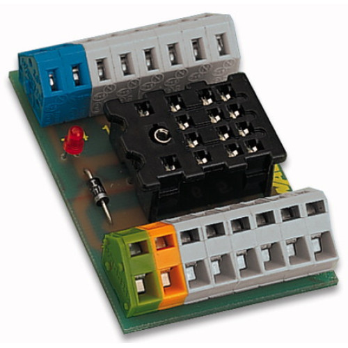 Rel-Socket, With Recovery Diode Relay With 4U