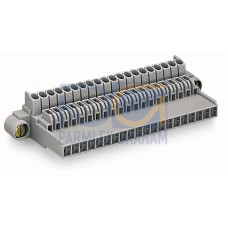 Female Connector, Including M4 Screws 10-Pole Gray