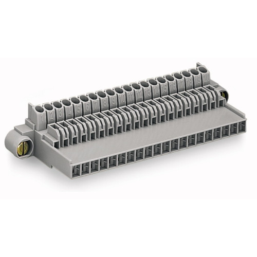 Female Connector, Including M4 Screws 10-Pole Gray