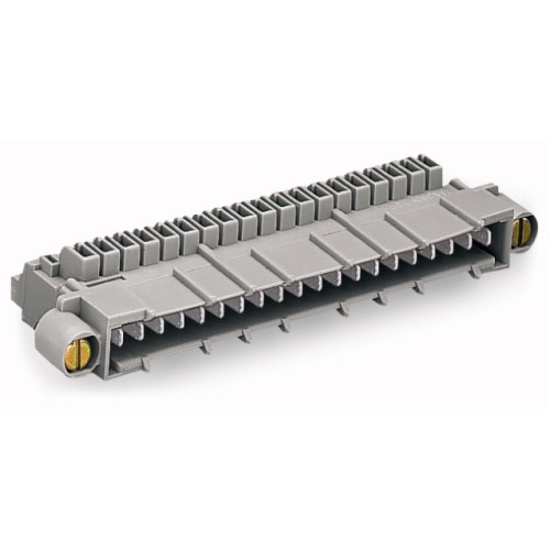 Male Connector, Including M4 Screws 10-Pole Gray