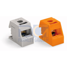 Transformer terminal block; Open solder lug; with self-rising clamping plates