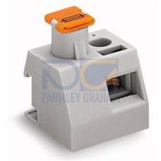 Transformer Fuse Terminal Block, Open Solder Lug With Self-Rising Clamping Plates Gray