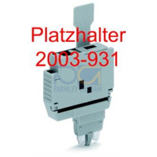 Double fuse plug for mini metric fuse 1/4 x 11/4 10.4 mm width gray