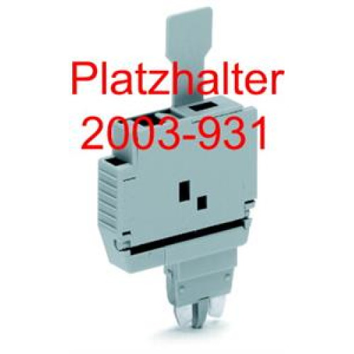 Double fuse plug for mini metric fuse 1/4 x 11/4 10.4 mm width gray