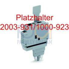 Double fuse plug for mini metric fuse 1/4 x 11/4 with indicator lamp gray