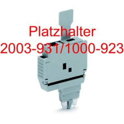 Double fuse plug for mini metric fuse 1/4 x 11/4 with indicator lamp gray