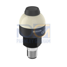 K30L Series EZ-LIGHT: 1-Color Indicator with Dry Contact Switch, Voltage: 10-30 V dc, Housing: Polycarbonate, IP67, Input: PNP, Colors: White, M12 Integral QD