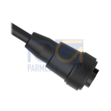 Cordset: Single Ended 7/8 in, 3-pin Straight Female, 1.83 m 3x18 Black PVC Jacket, Nylon Black Coupling Nut