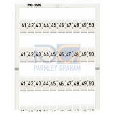 WMB marking card, as card, MARKED, white