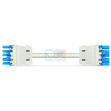 pre-assembled interconnecting cable, B2ca, Socket/plug, blue