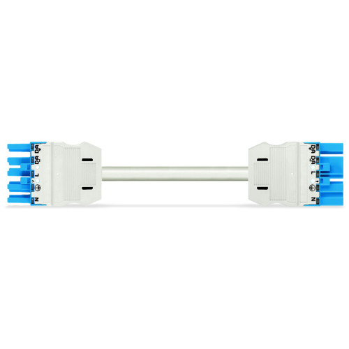 pre-assembled interconnecting cable, B2ca, Socket/plug, blue
