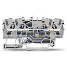 4-conductor through terminal block, 2.5 mm&sup2;, suitable for Ex e II applications, brown