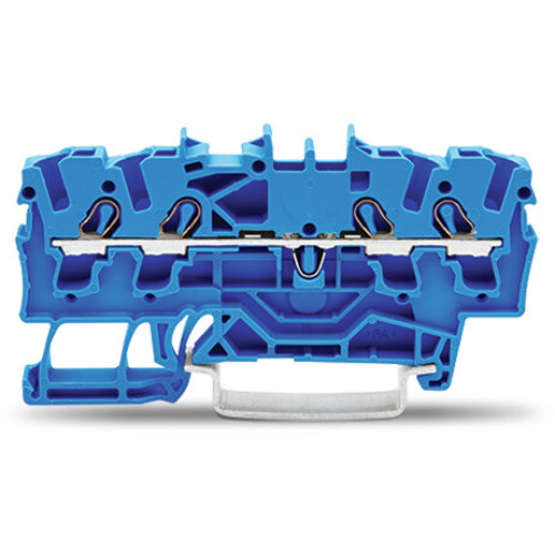 4-conductor through terminal block, 2.5 mm&sup2;, for Ex e II and Ex i applications, blue