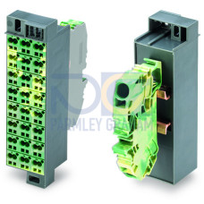 Common potential matrix patchboard, Marking 1-24, with 1 input module incl. end plate