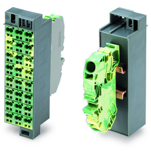 Common potential matrix patchboard, Marking 1-24, with 1 input module incl. end plate