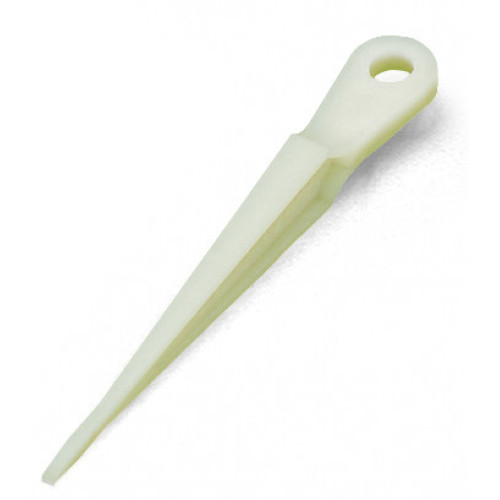 Operating tool, made of insulating material, white