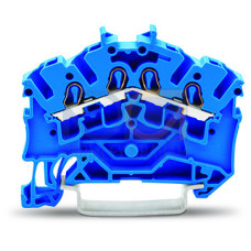 4-conductor through terminal block, 2.5 mm&sup2;, suitable for Ex e II applications, blue