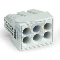 PUSH WIRE&reg; splicing connector, for solid and stranded conductors, for Ex applications, light gray