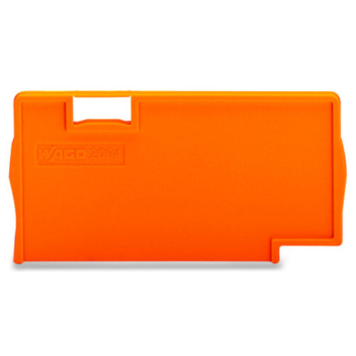 Seperator plate, 2 mm thick, oversized, orange