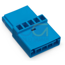 Intermediate coupler, 5-pole, Cod. I, blue
