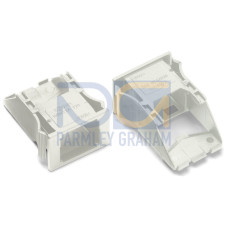 Snap-in frame, 2-pole, 1.0  3.0 mm, white