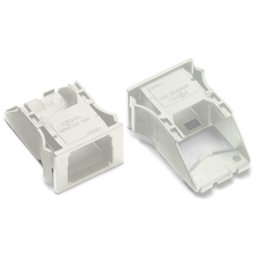 Snap-in frame, 2-pole, 1.0  3.0 mm, white