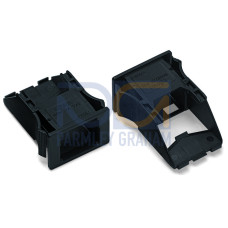 Snap-in frame, 2-pole, 1.0  3.0 mm, black