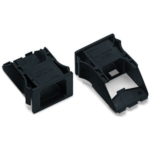 Snap-in frame, 2-pole, 1.0  3.0 mm, black