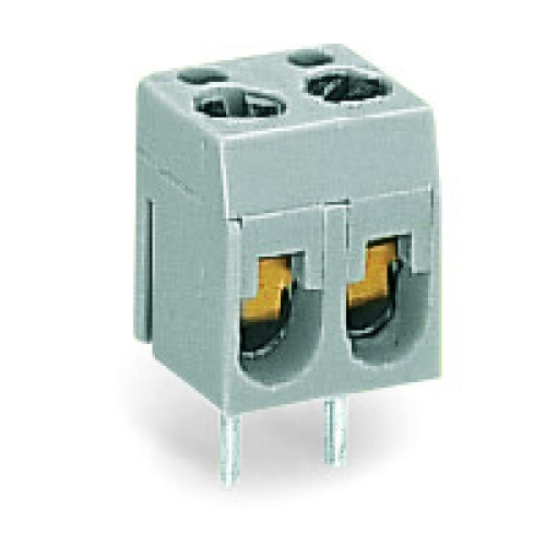 PCB terminal block, 2.5 mm&sup2;, Pin spacing 10 mm, gray