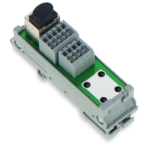 Interface module, RJ-45, PCB terminal blocks, double-row