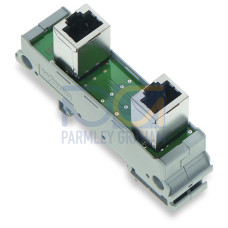Interface module, RJ-45, with cross-over power jumper contacts