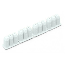 Insulation stop, 0.08 - 0.2 mm² "s" (0.14 mm² "f-st"), 4 x 3 pieces/strip, white