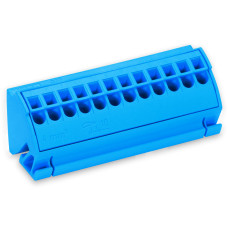 Busbar terminal block, for (10 x 3) mm busbars, without push-buttons, Push-in CAGE CLAMP, 4, 00 mm, d