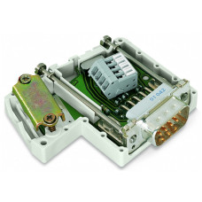 Fieldbus Connector PROFIBUS, with D-sub male connector, 9-pole, light gray