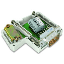 INTERBUS fieldbus connector (OUT), with D-sub male connector, 9-pole, light gray