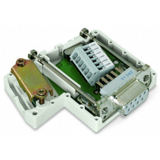 Fieldbus Connector CANopen, with D-sub female connector, 9-pole, light gray