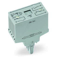 Relay module, Nominal input voltage: 24 VDC, 3 break contacts and 1 make contact, Railway, Red statu