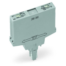 Relay module; Nominal input voltage: 24 VDC; 1 break contact; Limiting continuous current: 5 A; Path; Red status indicator; 10 mm wide