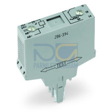 Relay module, Nominal input voltage: 24 VDC, 1 changeover contact, light gray