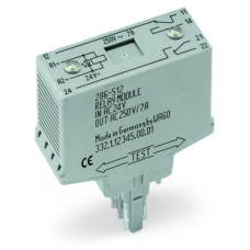 Relay module; Relay with 2 changeover contacts (2u); with extended input voltage and temperature range