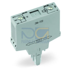 Optocoupler module, Nominal input voltage: 24 VDC, Output voltage range: 15  30 VDC, gray