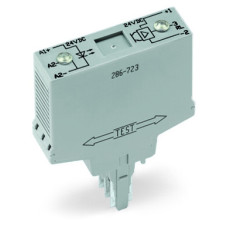 Optocoupler module, Red status indicator, gray
