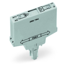 Optocoupler module, Nominal input voltage: 24 VDC, Red status indicator, gray