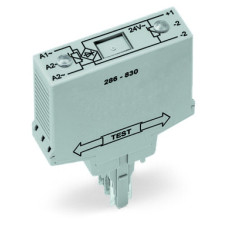 Bridge rectifier module, Input voltage: 24 VAC, with varistor protective circuit, gray
