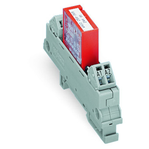 Relay module, Nominal input voltage: 24 VDC, 1 break contact, gray