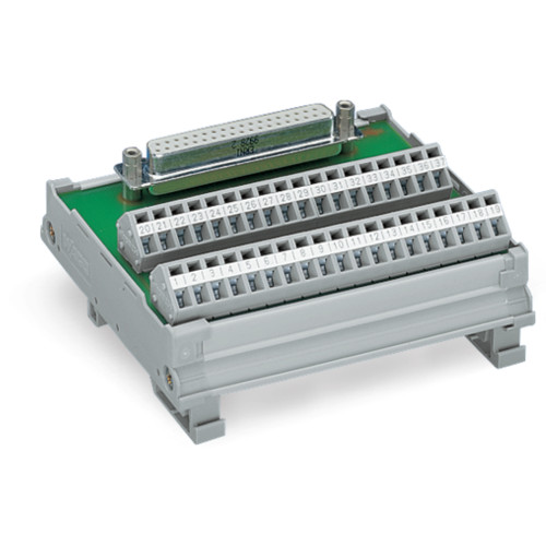 Interface module, with solder pin, Female connector