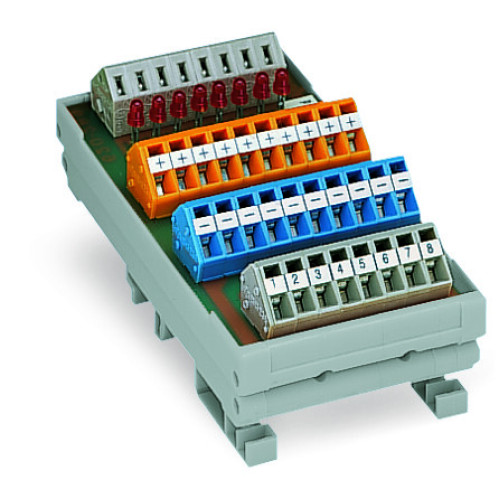 Sensor/actuator module, 8-channel digital input, 3-wire connection/high-side switching
