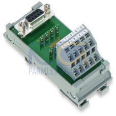 Interface module, with solder pin, Female connector
