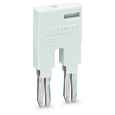 Push-In Type Jumper Bar, 2-Way Nominal Current 18 A Yellow